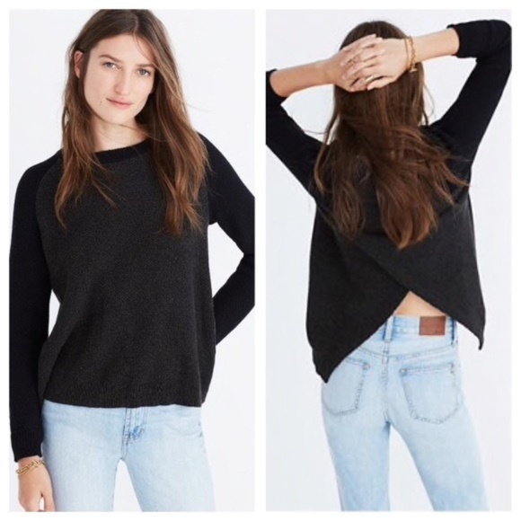 Madewell Sweaters - Madewell Province Cross-Back Pullover Sweater S